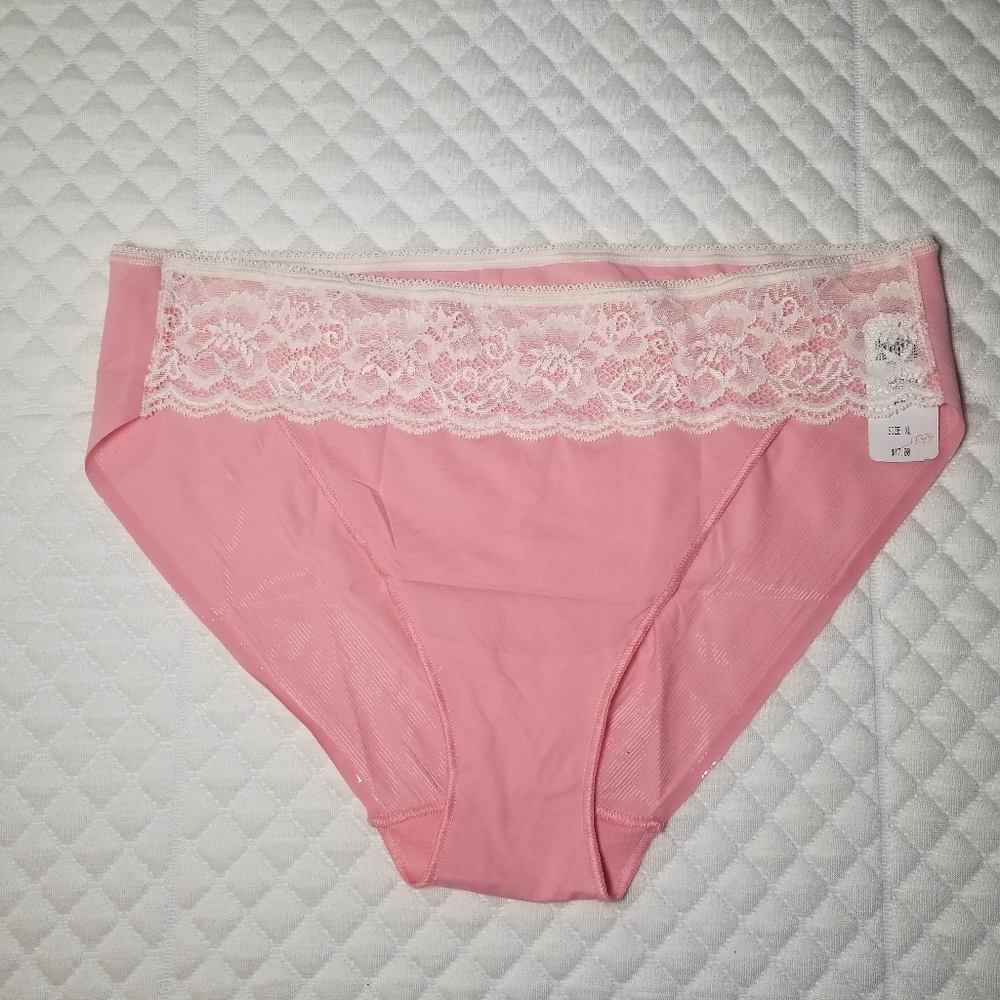 Pink Undies with White Lace